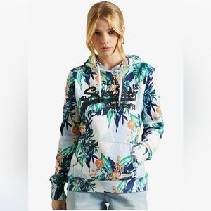 SUPERDRY Floral Hoodie